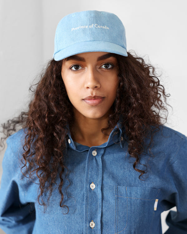 Made in Canada 100% Cotton Denim Baseball Hat - Province of Canada