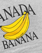 Made in Canada 100% Cotton - Canada Banana Tee Heather Grey - Unisex - Province of Canada