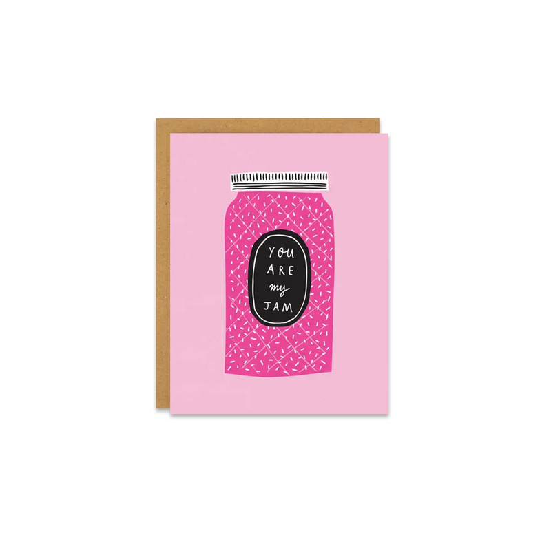 Jam Valentine's Greeting Card  - Made in Canada - Province of Canada