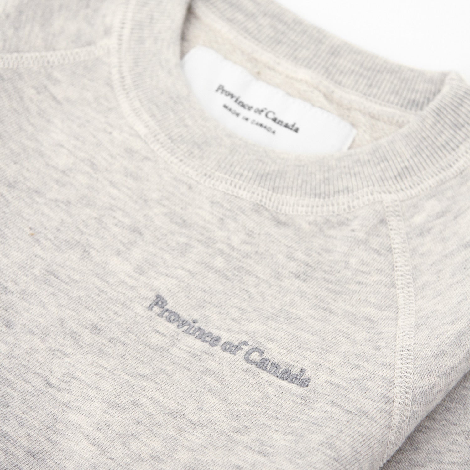 Kids French Terry Sweatshirt Eggshell - Unisex - Made in Canada - Province of Canada