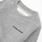 Kids French Terry Sweatshirt Heather Grey - Unisex - Made in Canada - Province of Canada