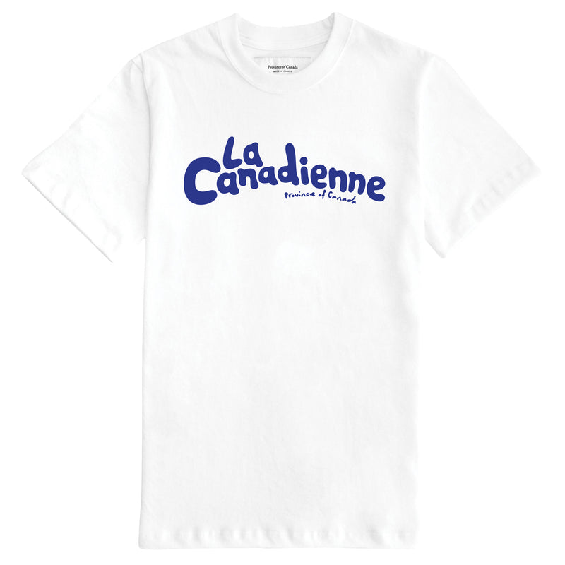 La Canadienne Tee White - Made in Canada - Province of Canada