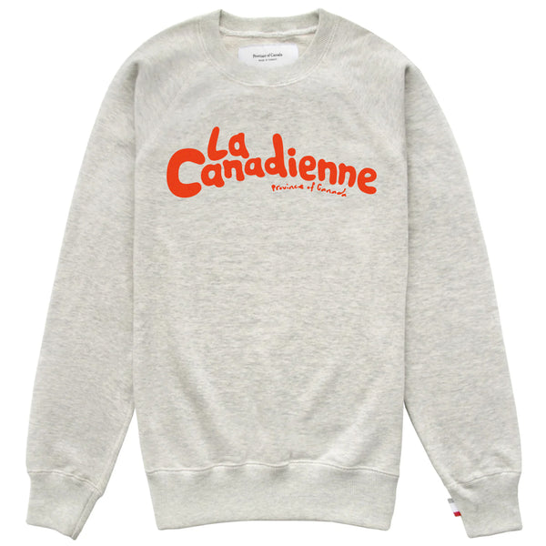 La Canadienne Sweatshirt Eggshell - Made in Canada - Province of Canada