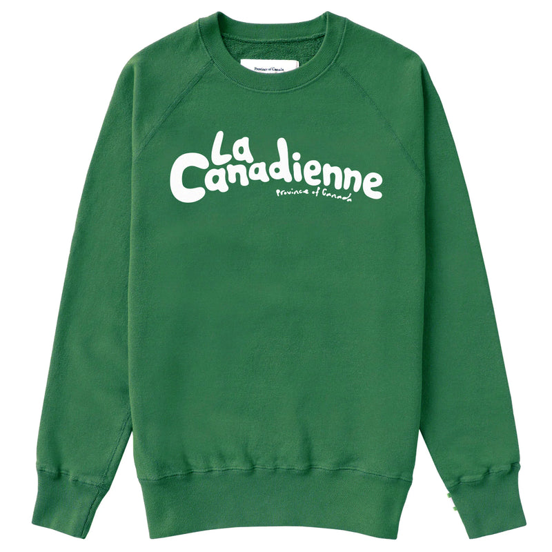 La Canadienne Sweatshirt Golf Green - Made in Canada - Province of Canada