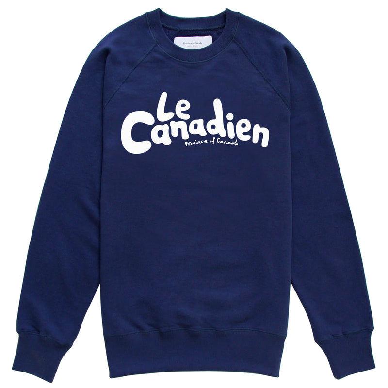 Le Canadienne Sweatshirt Marine - Made in Canada - Province of Canada