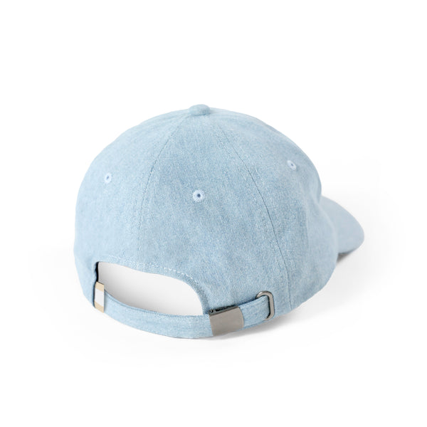 Made in Canada 100% Cotton Kids Letter V Baseball Hat Light Blue Denim - Province of Canada