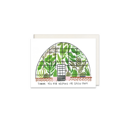 Mother's Day Greenhouse Greeting Card - Made in Canada - Province of Canada