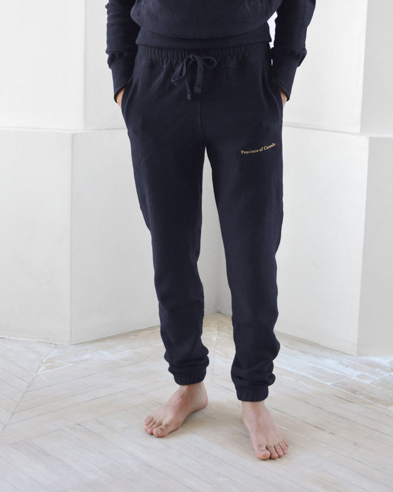 Made in Canada Cross Grain Sweatpants Navy - Unisex - Province of Canada