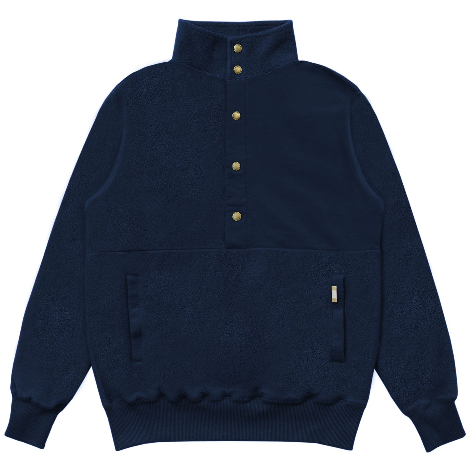 Made in Canada 100% Cotton Reverse Fleece Pullover Navy - Unisex - Province of Canada