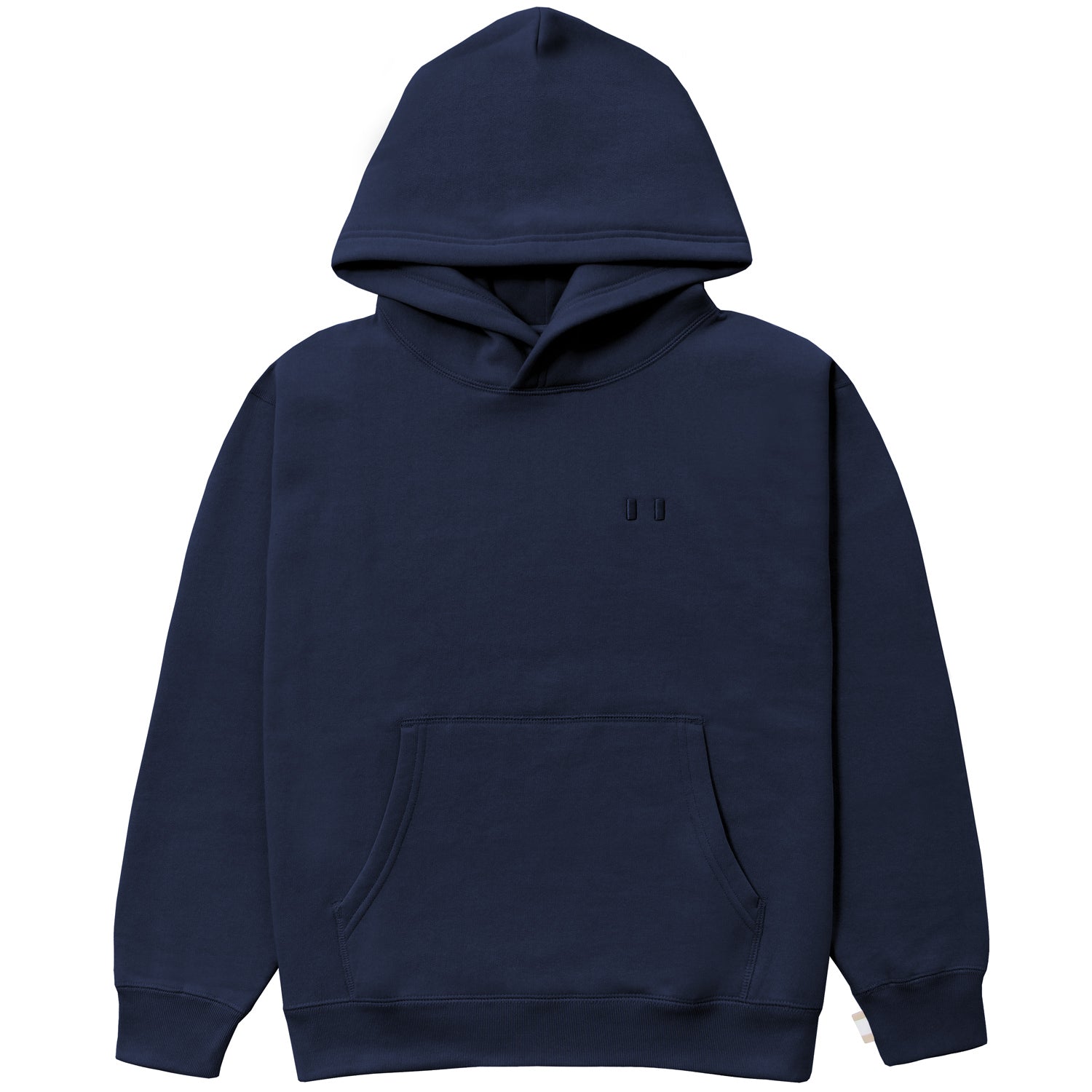 Flag Fleece Hoodie Navy - Unisex