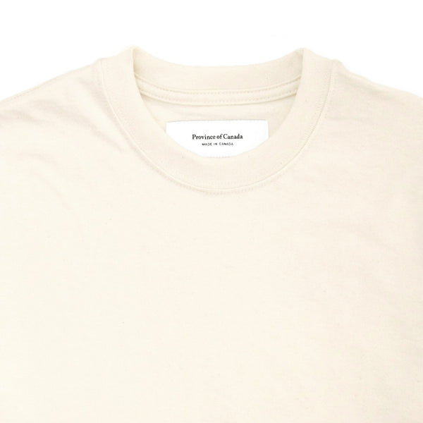 Province of Canada - Monday Long Sleeve Crop Top Natural - Made in Canada