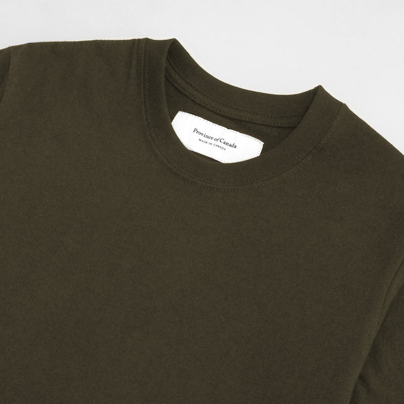 Province of Canada - Monday Tee Olive - Made in Canada