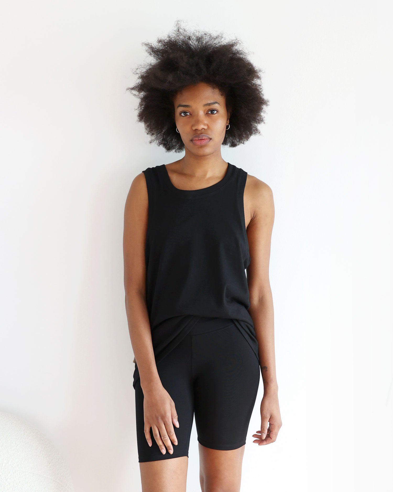 Made in Canada Organic Cotton Tuesday Tank Top Black Unisex - Province of Canada
