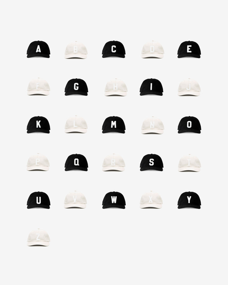 Kids Letter B Baseball Hat Black