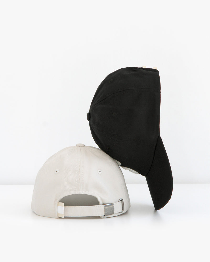 Kids Letter K Baseball Hat Black
