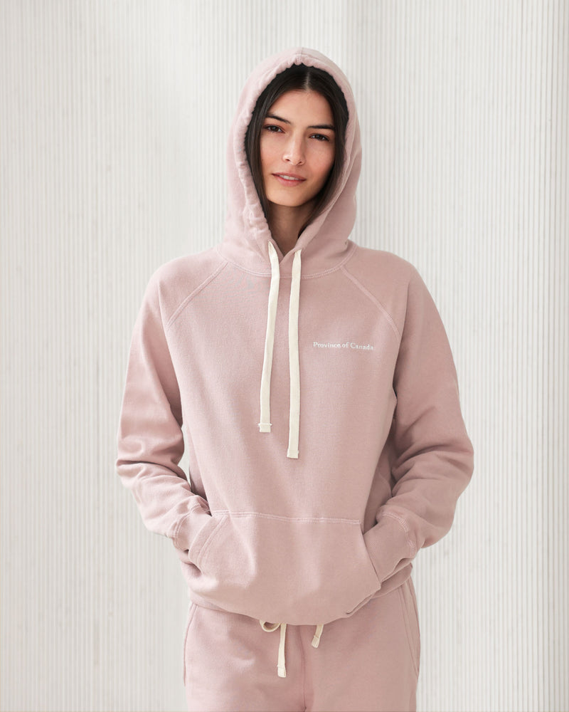 Made in Canada 100% Cotton French Terry Hoodie Dusk - Province of Canada