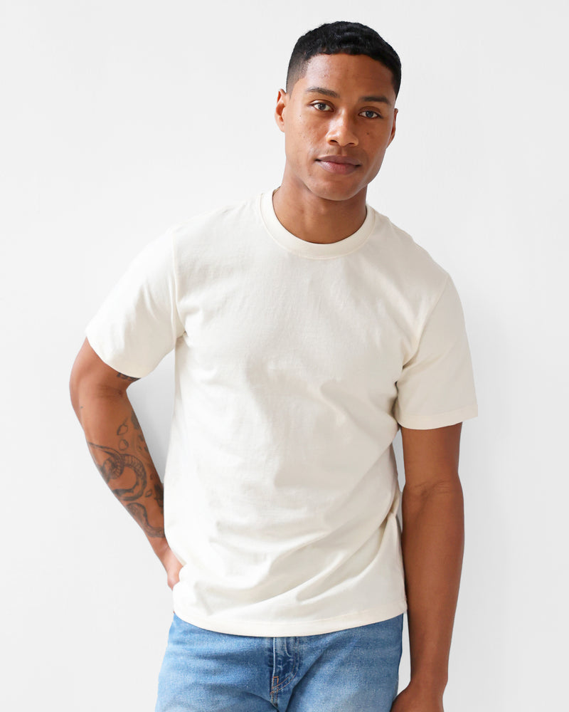 Made in Canada 100% Organic Cotton Monday Tee Natural - Unisex - Province of Canada