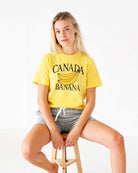 Canada Banana Tee Yellow - Made in Canada - Province of Canada