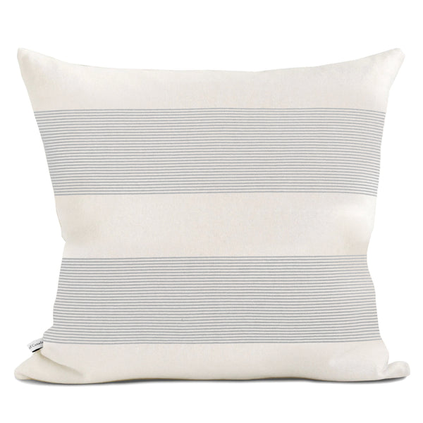 Made in Canada Cotton Brant Cushion Cover Ivory and Ash - Province of Canada