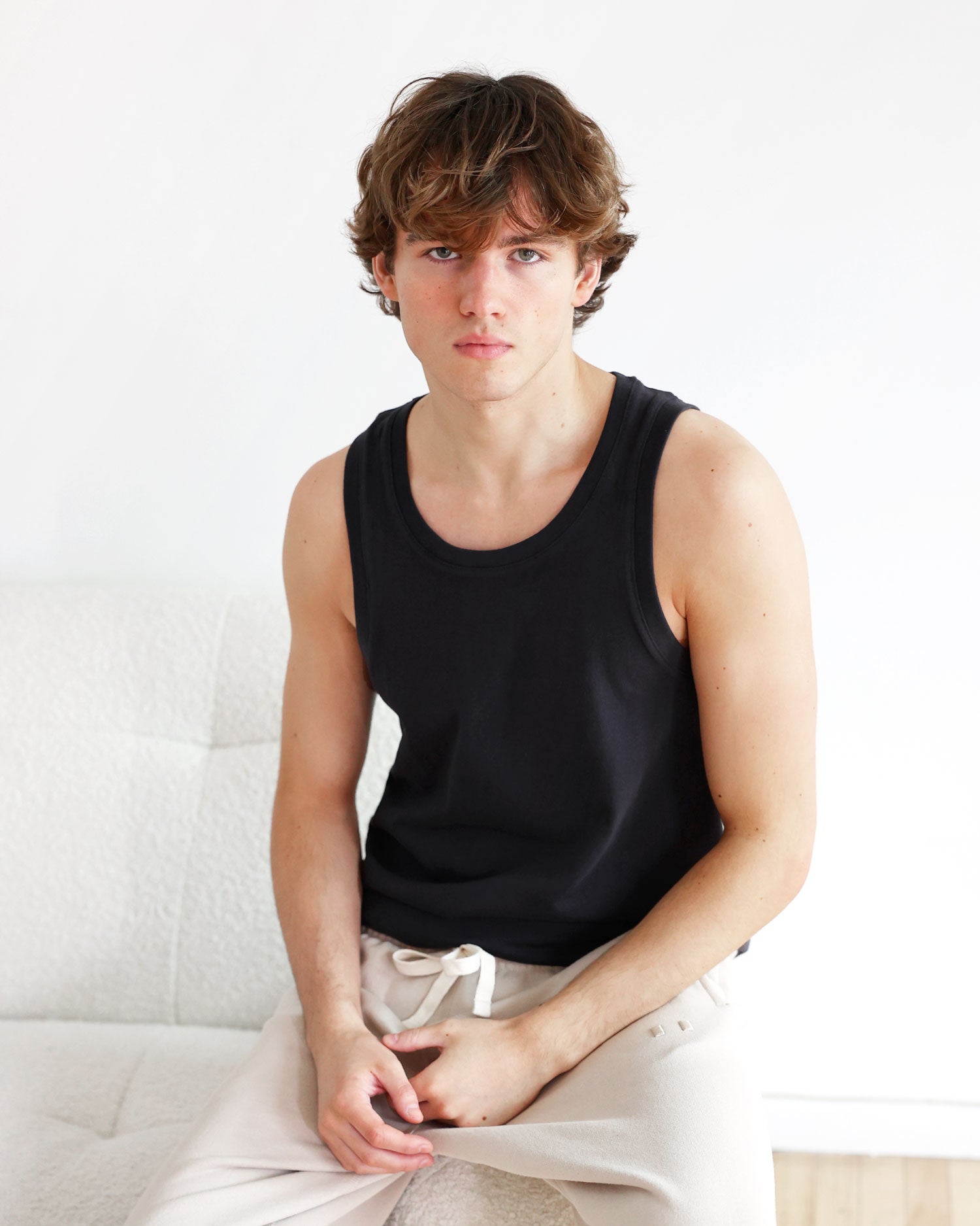 Made in Canada Organic Cotton Tuesday Tank Top Black Unisex - Province of Canada