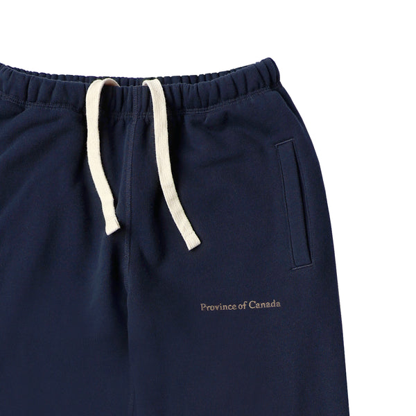 Made in Canada Lounge Fleece Sweatpant Navy Unisex - Province of Canada