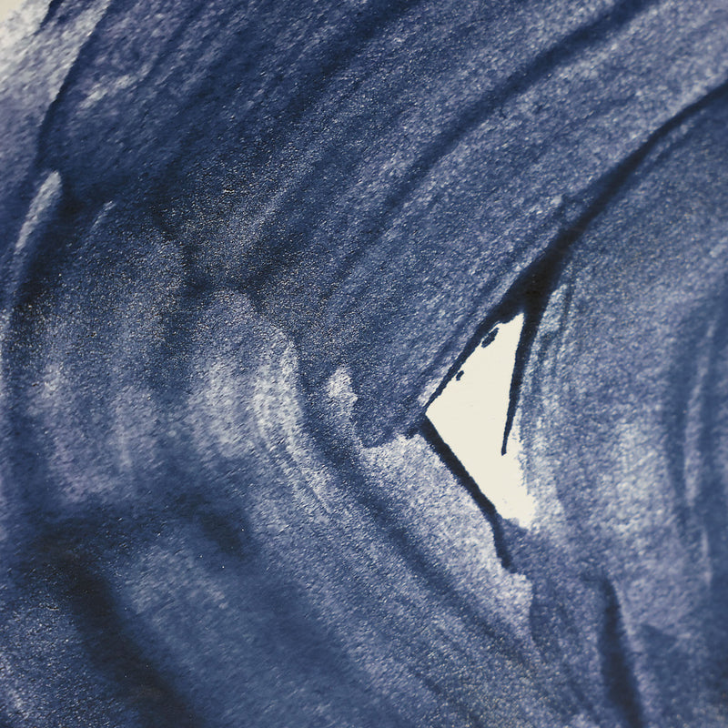 Blue Print II Print - 24" x 36" 100% Cotton Fine Art Archival Paper Textured Matte Finish - Printed in Canada