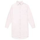 Made in Canada 100% Cotton Button Up Oxford Stripe Dress Pink - Province of Canada