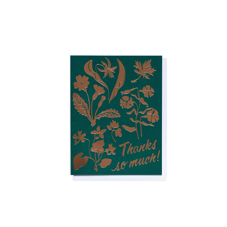 Thanks So Much Greeting Card - Made in Canada - Province of Canada