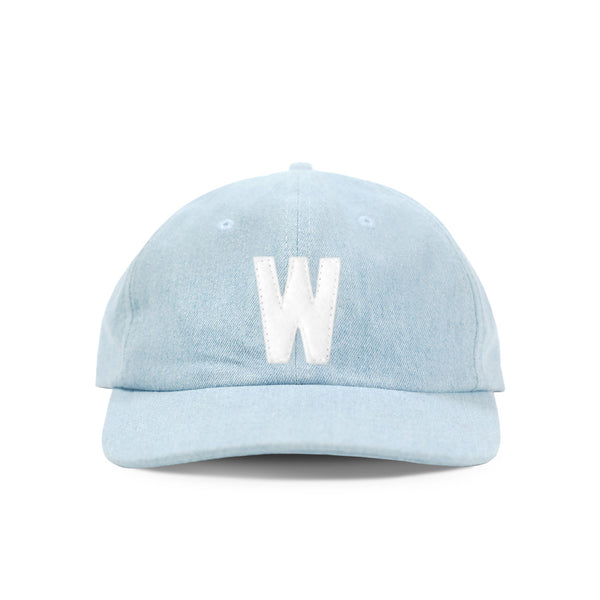 Made in Canada 100% Cotton Letter W Baseball Hat Light Blue Denim - Province of Canada