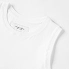 Made in Canada Organic Cotton Tuesday Tank Crop Top White Unisex - Province of Canada