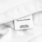 Monday Crop Top T-Shirt White - Made in Canada - Province of Canada