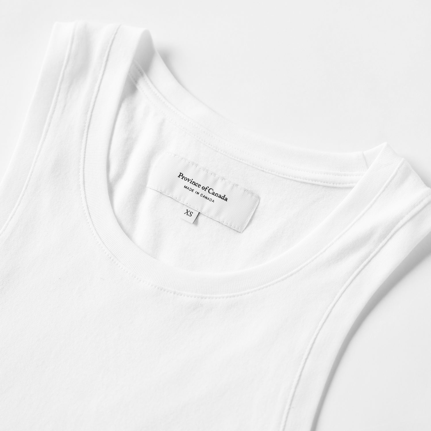 Made in Canada Organic Cotton Tuesday Tank Top White Unisex - Province of Canada