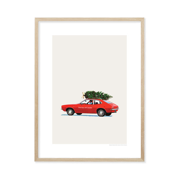 Christmas Car Print - Province of Canada - Made in Canada