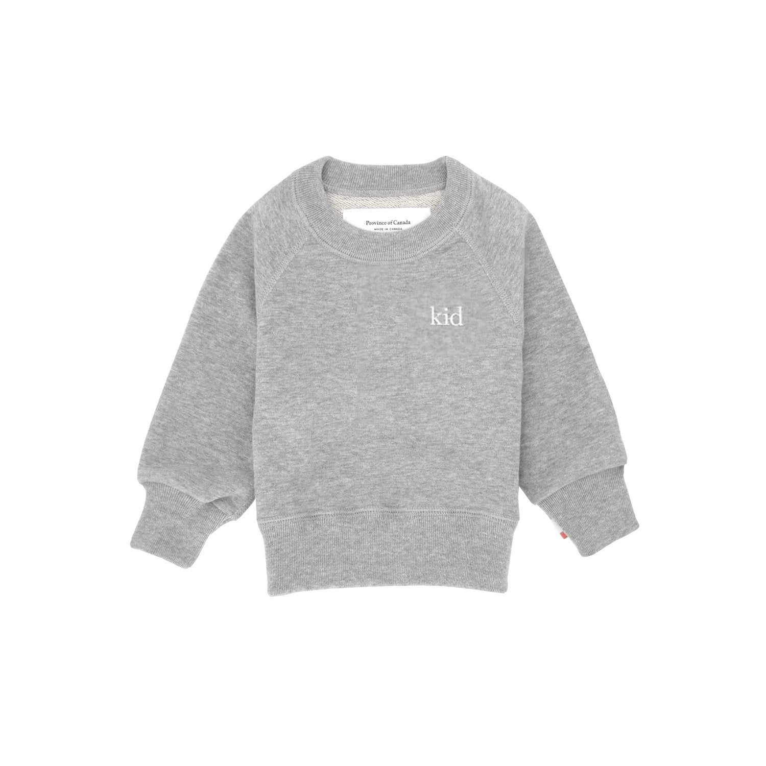 Made in Canada The Kid Sweatshirt Heather Grey - Province of Canada